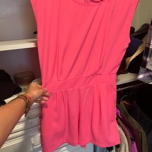 Vince Camuto Hot Pink Romper